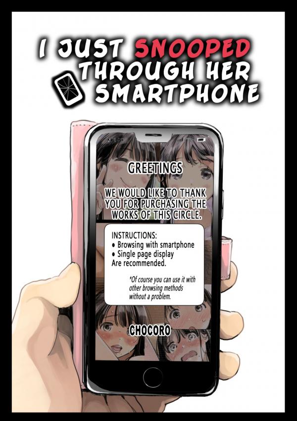 I Just Snooped through Her Smartphone I Just Snooped through Her Smartphone